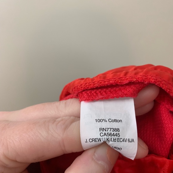 J. Crew Pink Pleated Shorts in Cotton Pique - Picture 7 of 7